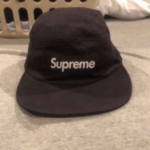 Black supreme hat
